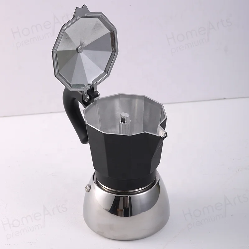 Italian Coffee Machine Maker Stainless Steel Espresso Moka Pot