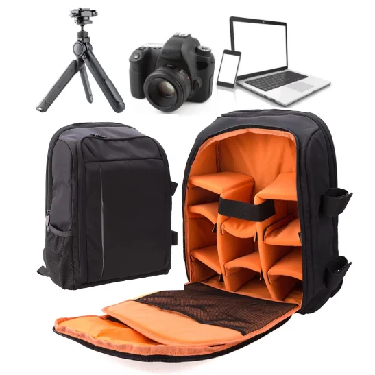 Custom Logo large Professional Shockproof Anti-theft Waterproof Photography Digital Slr Camera Backpack Video Dslr Camera Bag