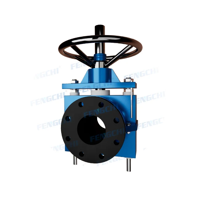 Pinch valve Manual pinch valve Wear resistant rubber lined valve suitable for wastewater treatment, etc.