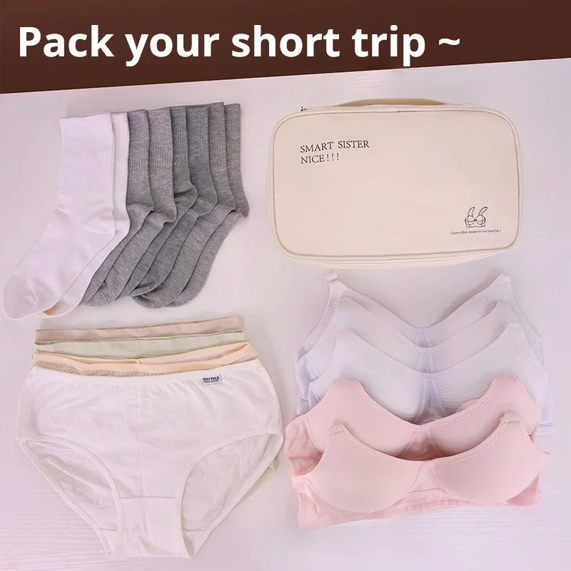 High Capacity Bra Travel Packing Case Portable Underwear Panties Storage Bag Socks Multifunction Belongings Organize Pouch Bag