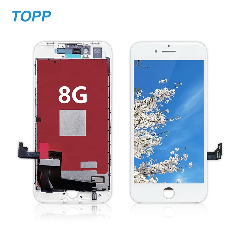 Hot sale china touch screen mobile spare parts lcd phone for iphone 8 display