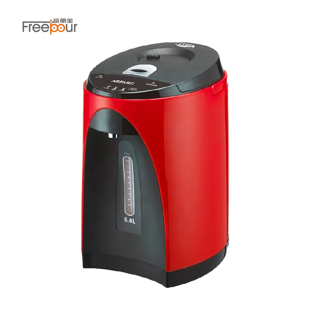 
CB ROHS SUS304 5L хорошее качество, вакуумный насос, Диспенсер, электрический термос, воздушный горшок с предохранительным замком и 3 способами горячей воды 