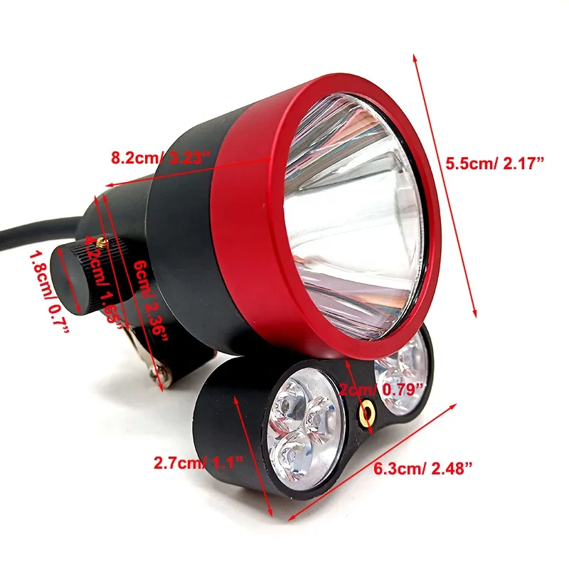 Manufacturer Rechargeable Led Coon Hunting Lights Headlamp Outdoor Yellow White Red Green Beam Laser IP65