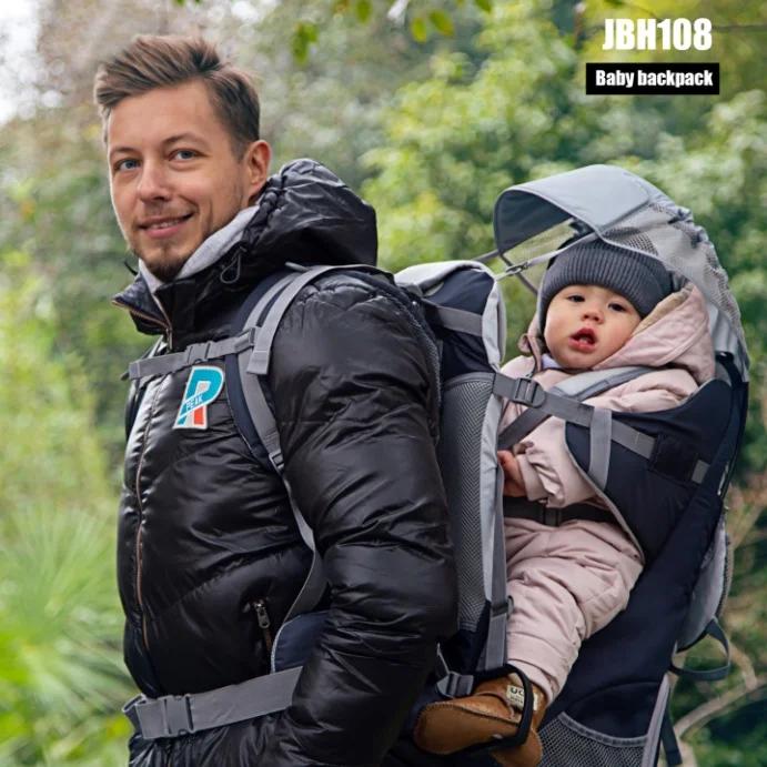 Stylish Aluminium Stand Easy Folding Waterproof Baby Holder Carrier Backpack