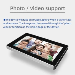 Original Hik OEM vision Villa Video Intercom System DS-KH6320-TE1 Indoor Station Smart IP Video Intercom