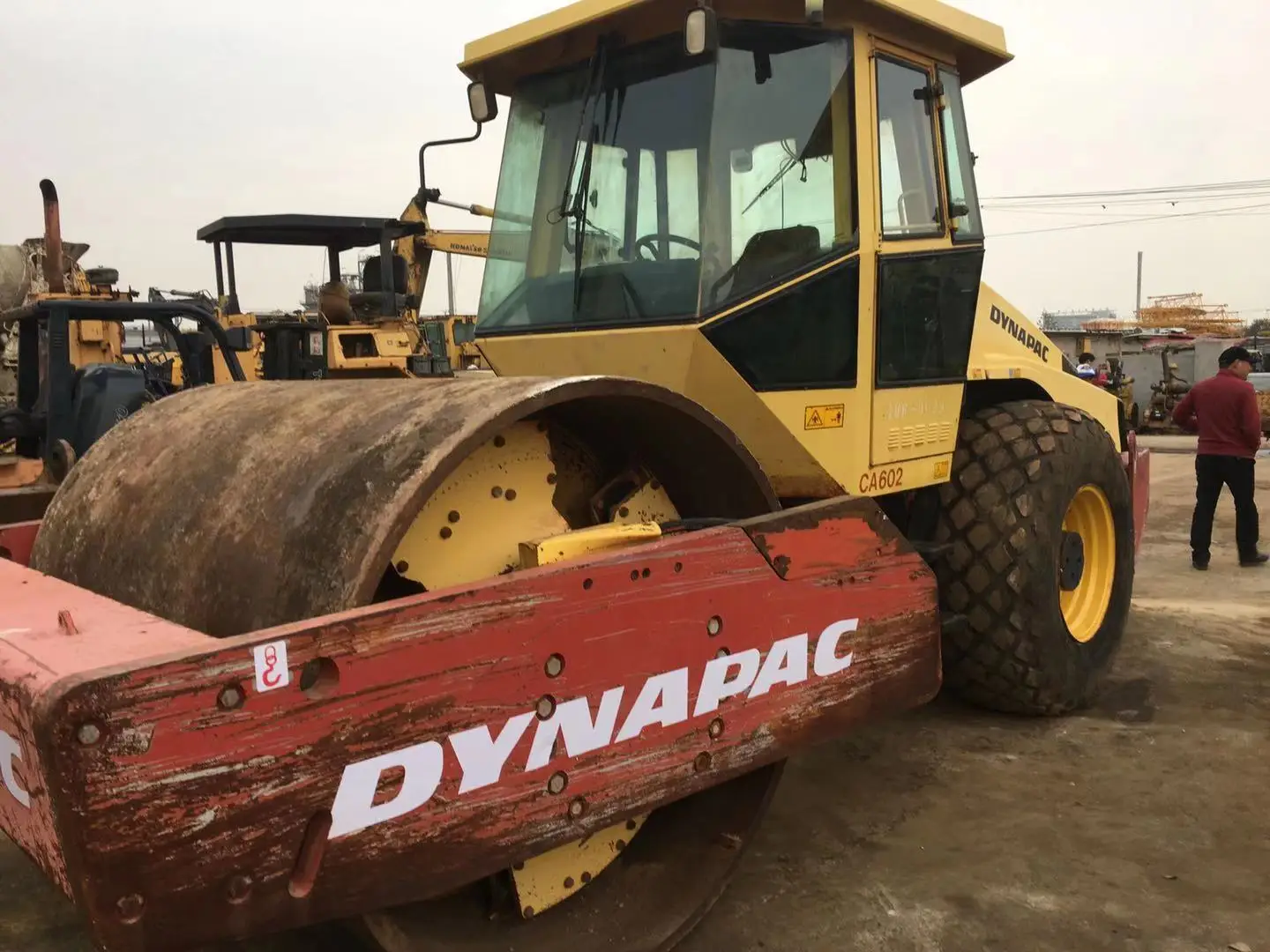 Подержанный дорожный каток dynapac CA602 поставщик строительной техники Уникальная верхняя дорожная мощность запчасти двигателя продажа гидравлической