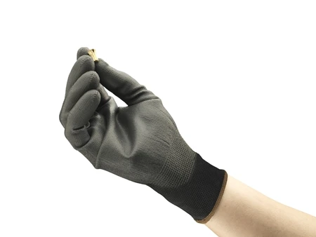 Ansell Hyflex 48-101 Black PU-coated multi-purpose gloves