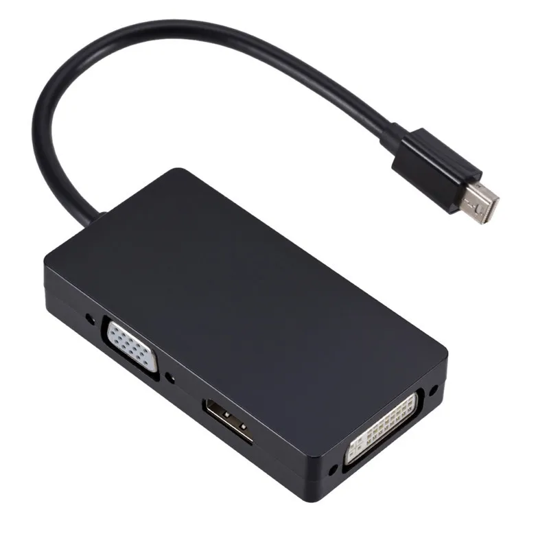 Mini DP to HDMI VGA DVI adapter connector interface notebook three in one displayport to hdmi adapter