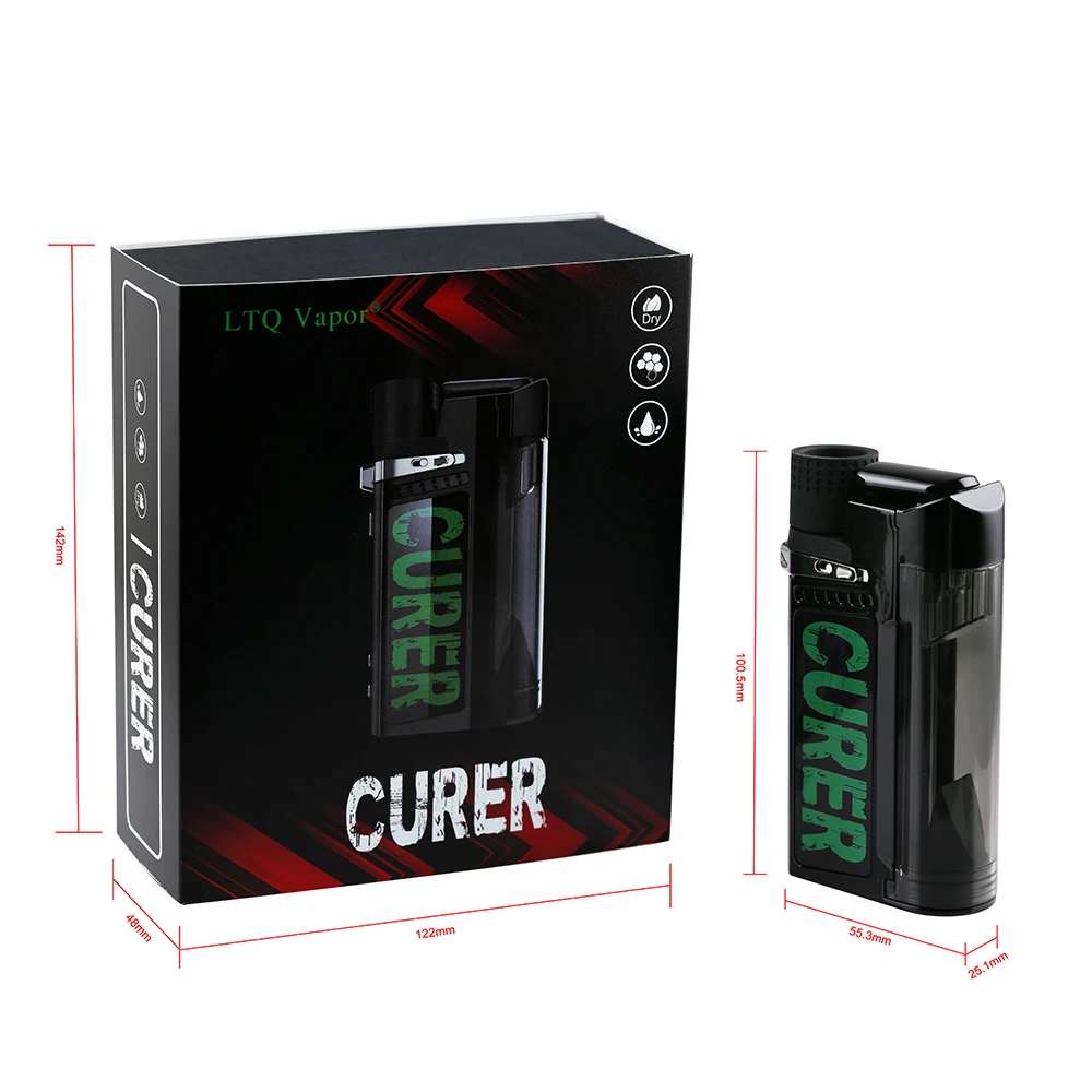 Новый 3 в 1 портативный испаритель сухой травы/воска/масла LTQ Curer vape