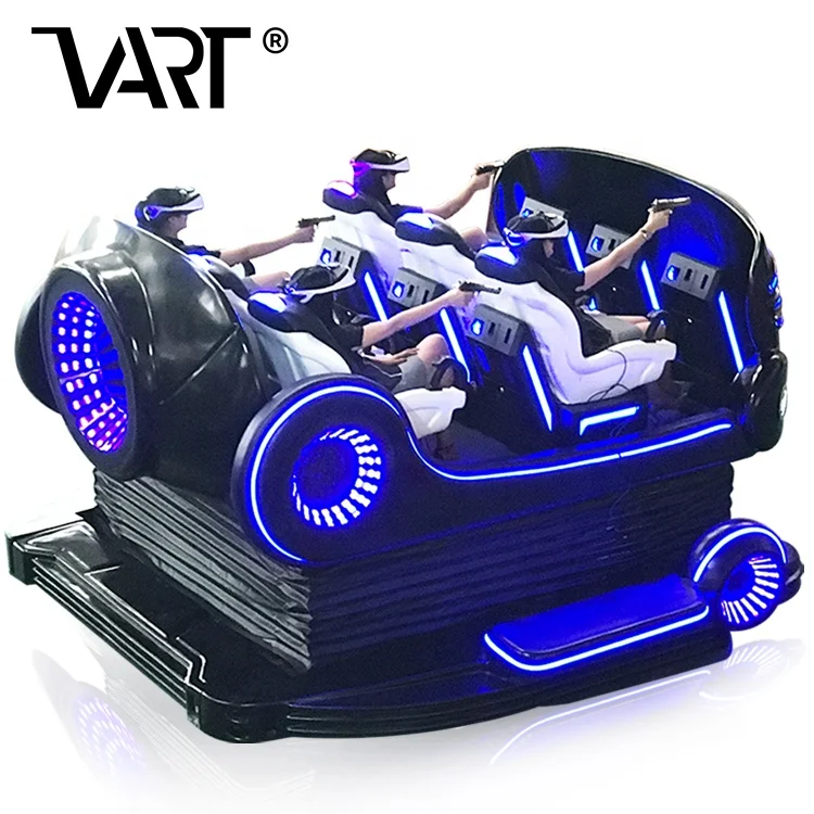 
VART CE RoHS 9D VR Cinema 6 Seats Virtual Reality Chair 6Dof Motion Platform 9D VR Simulator 
