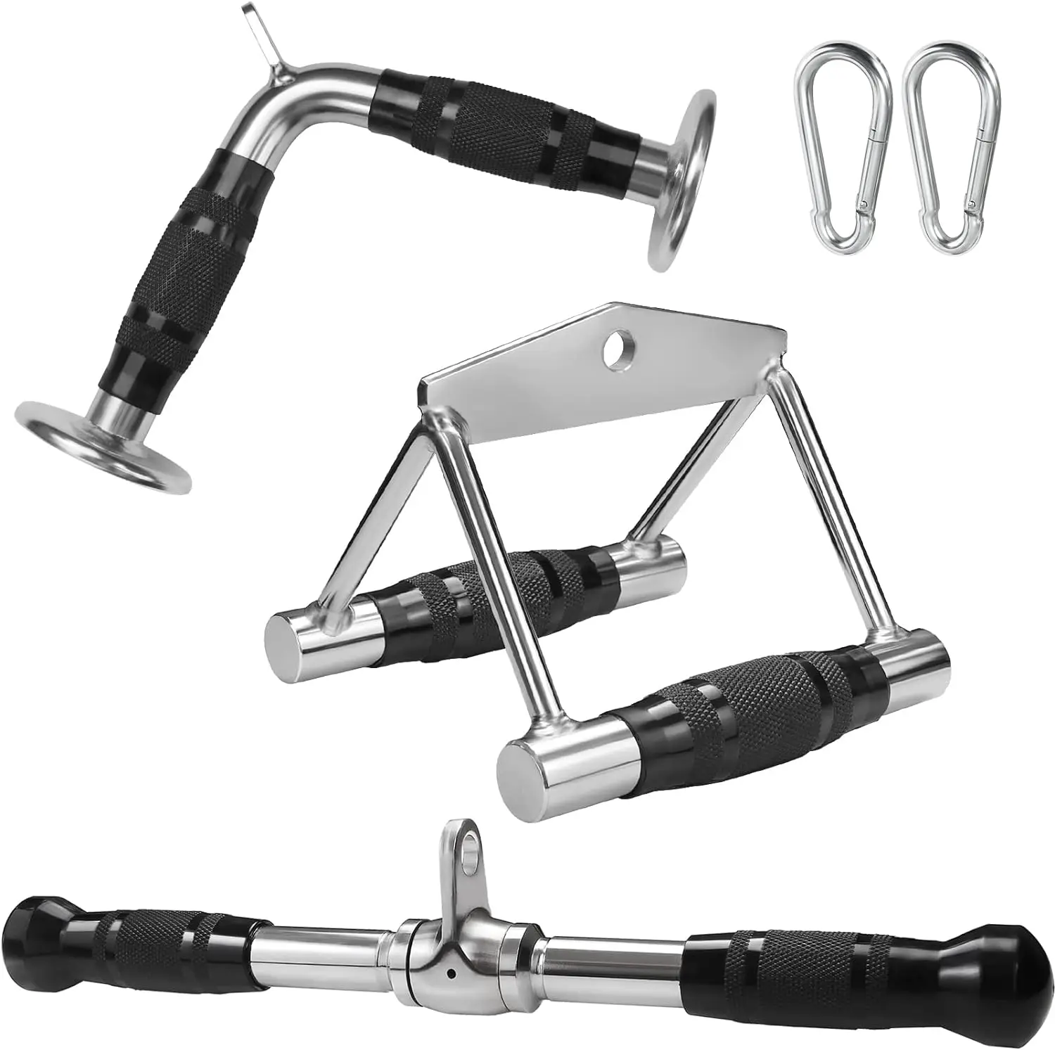 Tricep Press Down Cable Attachment LAT Pulldown Attachment Weight Machine Accessories V Handle Tricep Rope