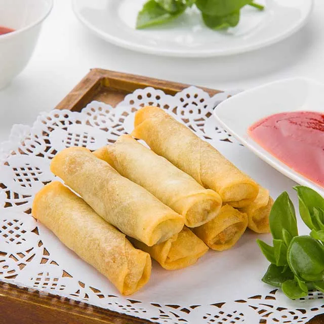 Pre fried Chicken spring roll  chunjuan Chinese spring roll meicheng