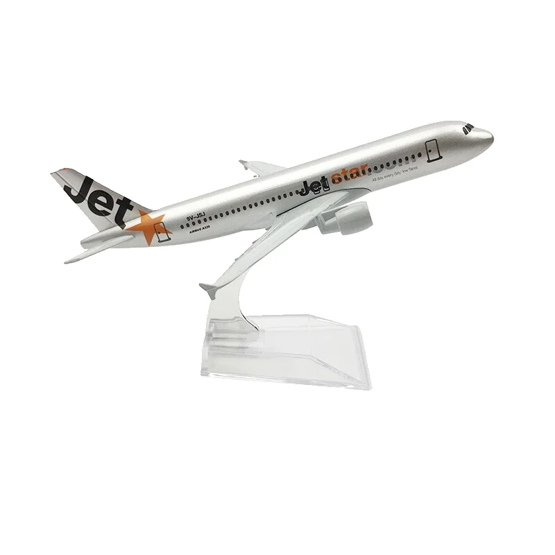 Novelty Gifts Scale 1:400 16cm Airbus A320 Jetstar Airways Cheap Airbus A320 Airplane Model
