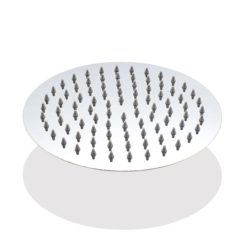 CYEN Ultra Super Thin 304 Stainless Steel 6inch 8inch 10inch 12inch 16inch Square Bathroom Accessories Top Rainfall Shower Head