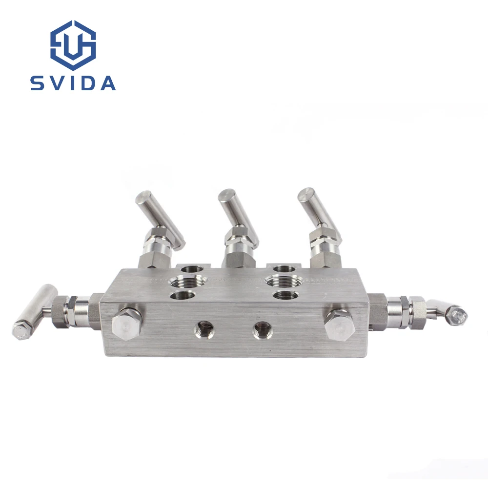 Valve Instrument Manifold Good Quality Stainless Steel Vertical Direct Mount Manifolds 5 Valve Instrument Manifold