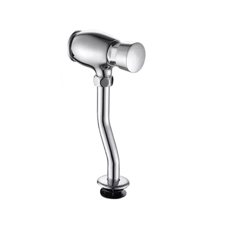 Time delay flushing valve copper Material Push Button Urinal Flush Valve