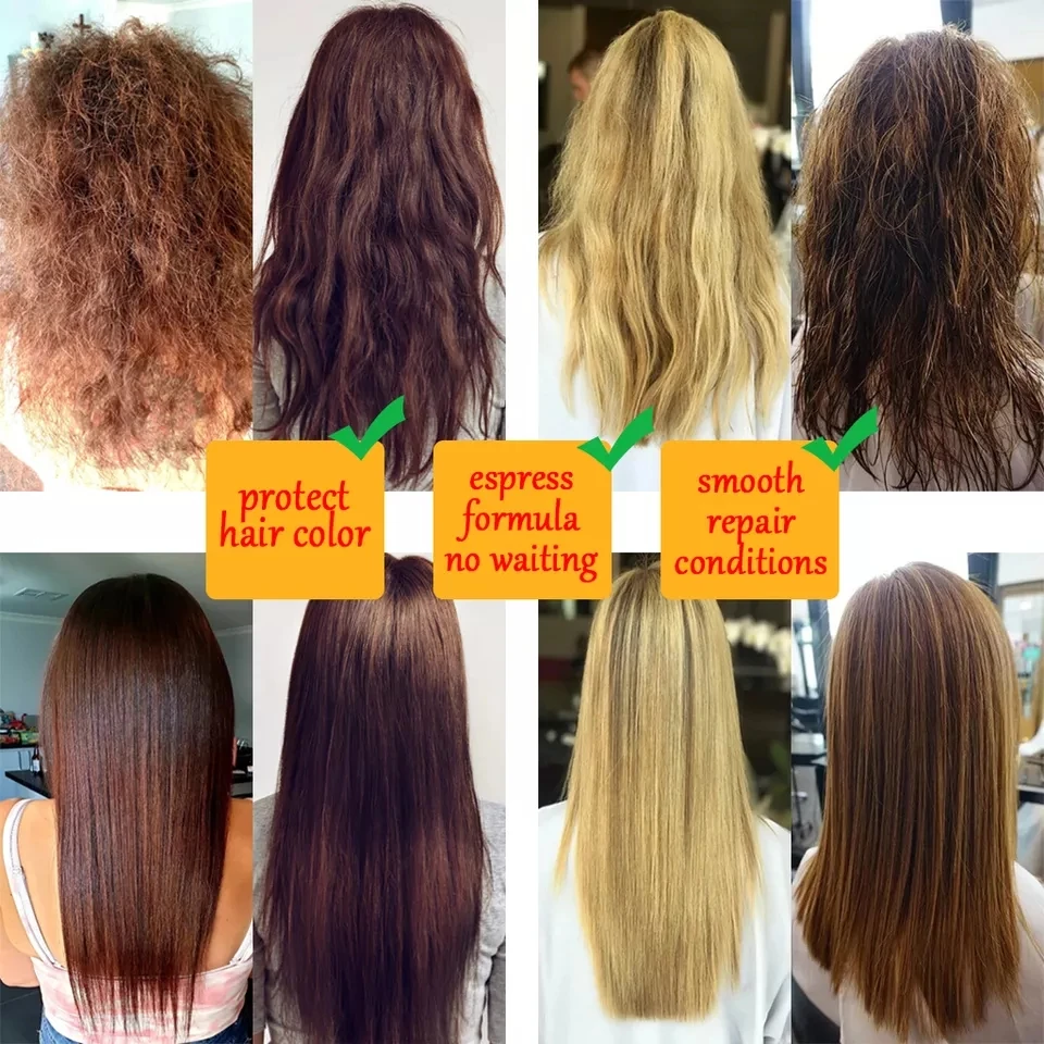 100% Moisturizing Keratina Hair Smoothing Treatment Straightening Protein Keratin Hair Collagen Keratin Treatment