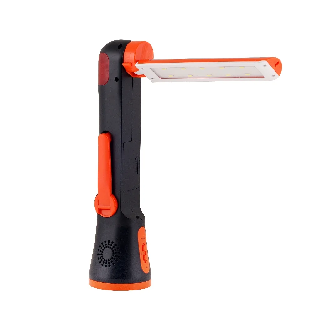 Динамо-фонарик с солнечной батареей