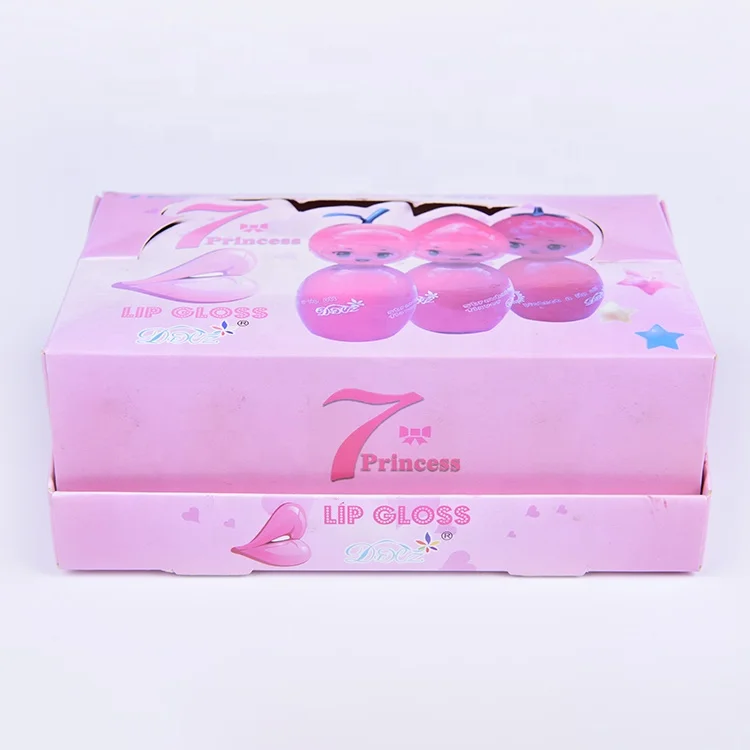 Latest arrival hot sale fruit candy flavor lip gloss cute shape glitter Waterproof shine liquid lip gloss