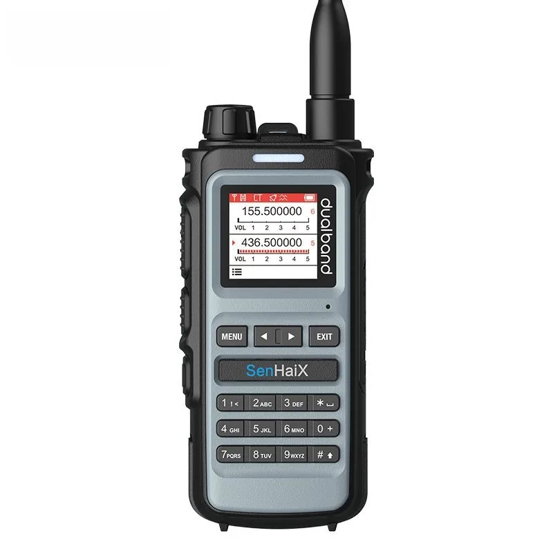 SENHAIX 8600 Walkie Talkie 5W Dual Band Standby Waterproof Two-Way Radio 128 Channels VOX Function Hiking Ham Radio Transceiver