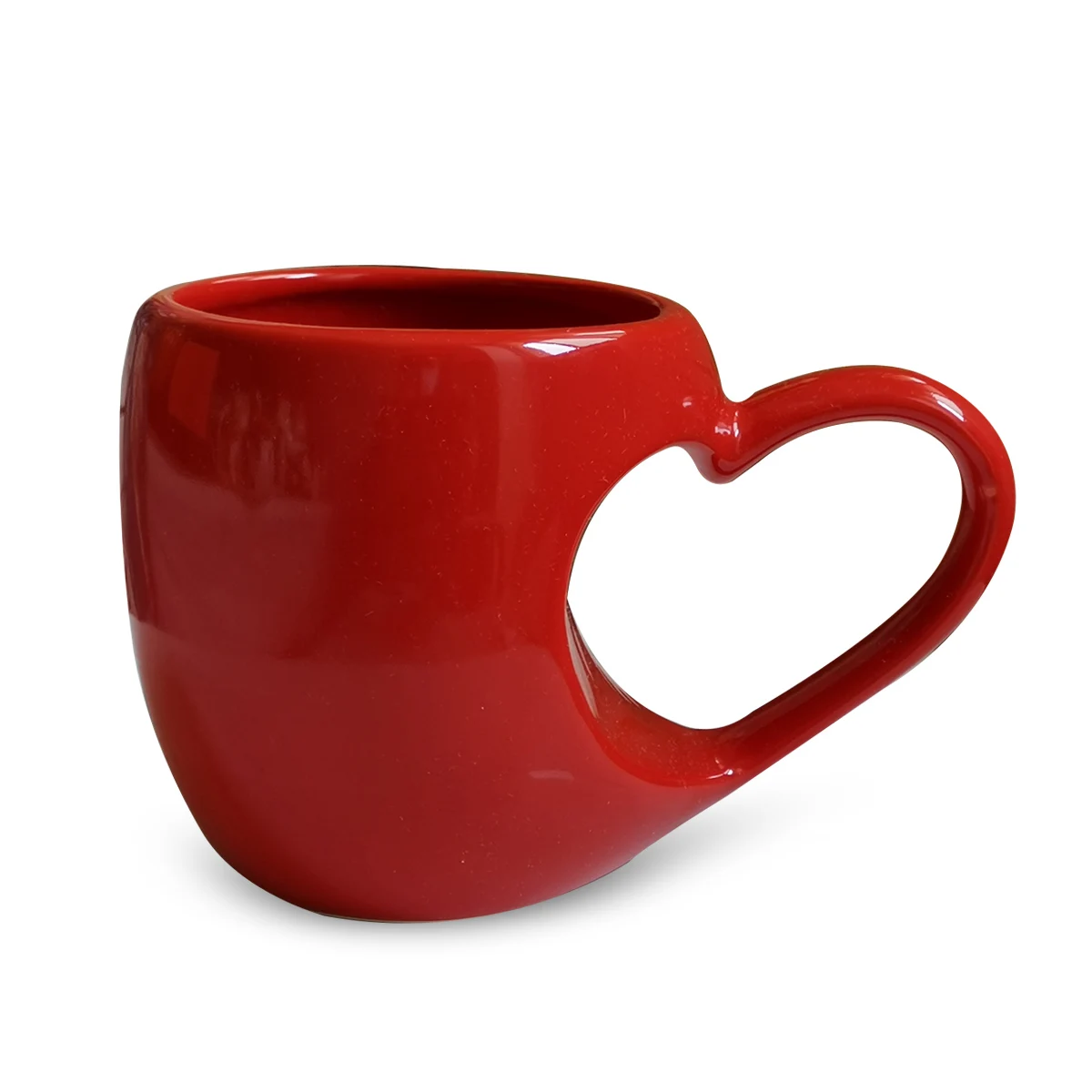 Valentines Couple Mugs Dolomite Heart Shape Couple Mug With Love Tree Ceramic Embossed Valentine Coffee Mug for Gift