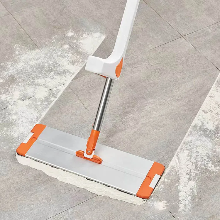 Household Hand Free 360 Degree Spin Microfiber Mops Cleaning Floor Manual Push Pull Squeeze