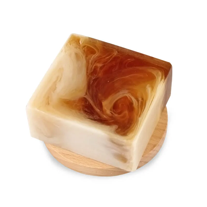 OEM Wholesale Deep Cleaning Propolis Milk Cloud Essential Oil Soap Honey Colorful Handmade Body Bar for Skin Use