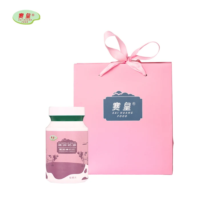 Hot Sale chinese good dry milk nougat chewable candy tablets supply Pure milk tablets