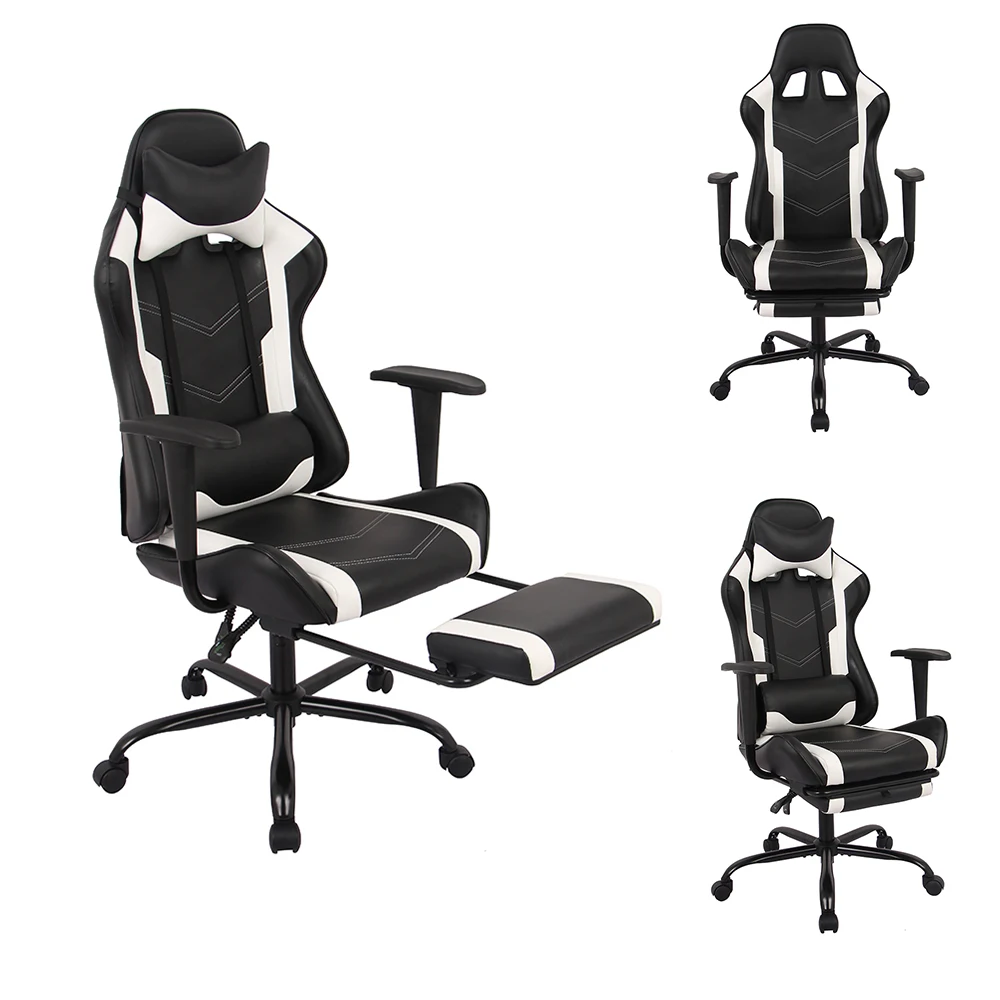 HENGLIN adult swivel silla gamer economic gamer chair pu leather gaming chair with footrest