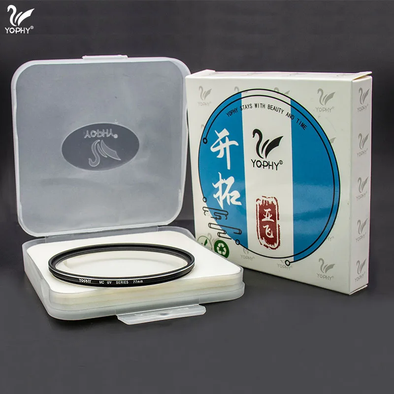  YOPHY camera MC UV filter B270 glass 67 мм 77 82 фильтр объектива камеры Factory
