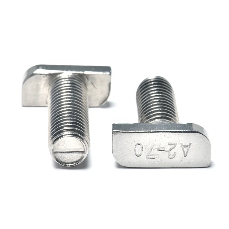 China Factory Custom Carbon Steel Stainless Steel 304 316 Hammer Screw Turning T Head Bolt