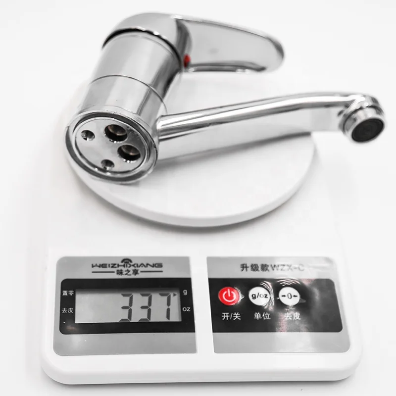 Wholesale Custom Price Hot Cold Water Aluminium Single Lever Faucet Kitchen Sink Taps