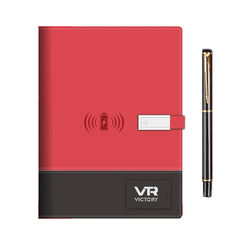 
 С возможностью нанесения производителем личных подарка промотирования бизнес A5 Синий Красный дневник планировщик портфель для ноутбука с дополнительным внешним аккумулятором ручка и usb-памяти  