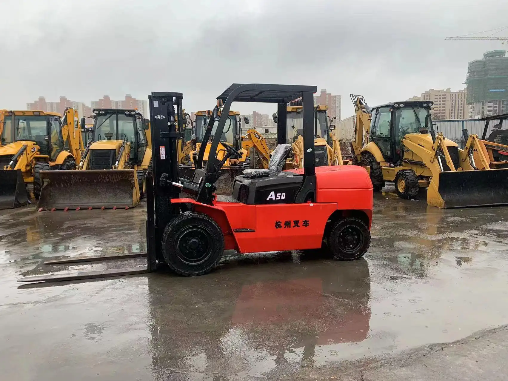Chinese top brand HANGCHA Secondhand HANGCHA A35Z Forklift Truck 3.5 Ton high efficient 2 forks Mining Machinery