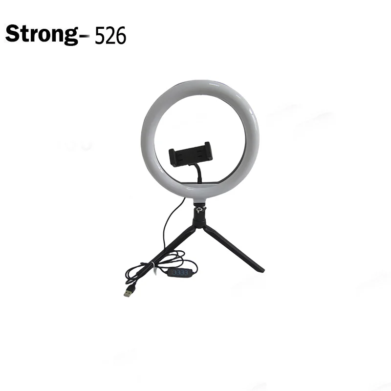 plastic phone bracket Ten inch ring fill light MIL light in studio USB charging cob light