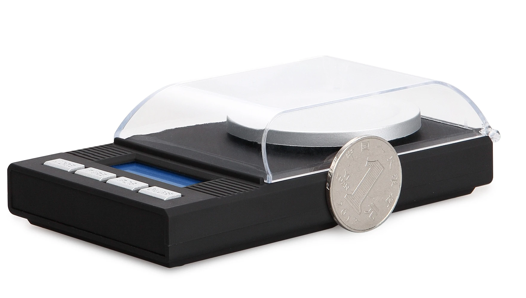 0.001g High Accuracy 10g 20g 50g 100g Portable Pocket Mini Jewelry Electronic Milligram Scale w/Backlit LCD Transparent Cover