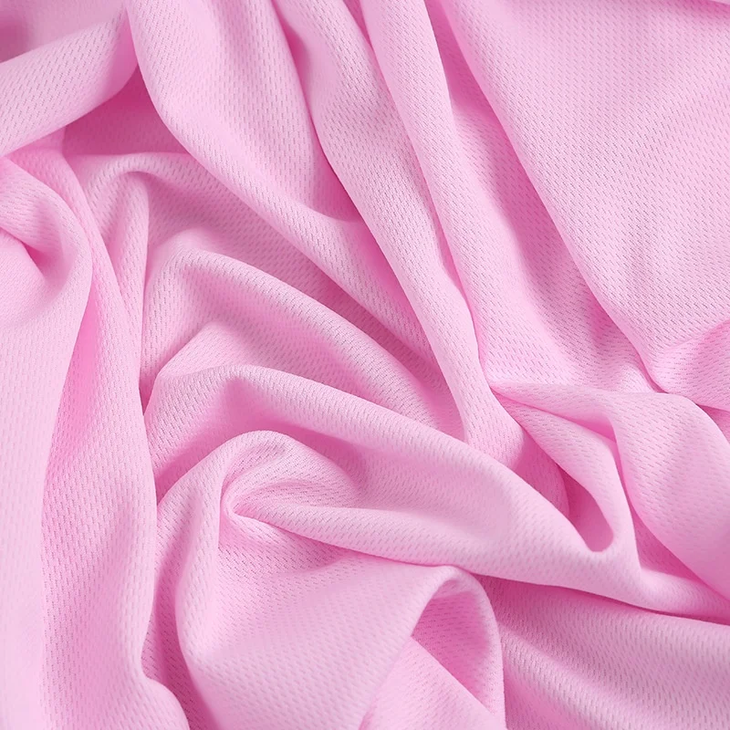 quick dry breathable moisture wicking birds eye mesh fabric for sportswear