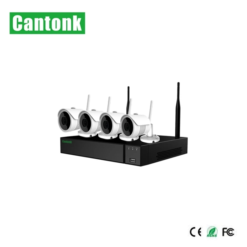 Cantonk wifi kit NVR cctv camera system wifi IPC bullet 2mp DVR System set
