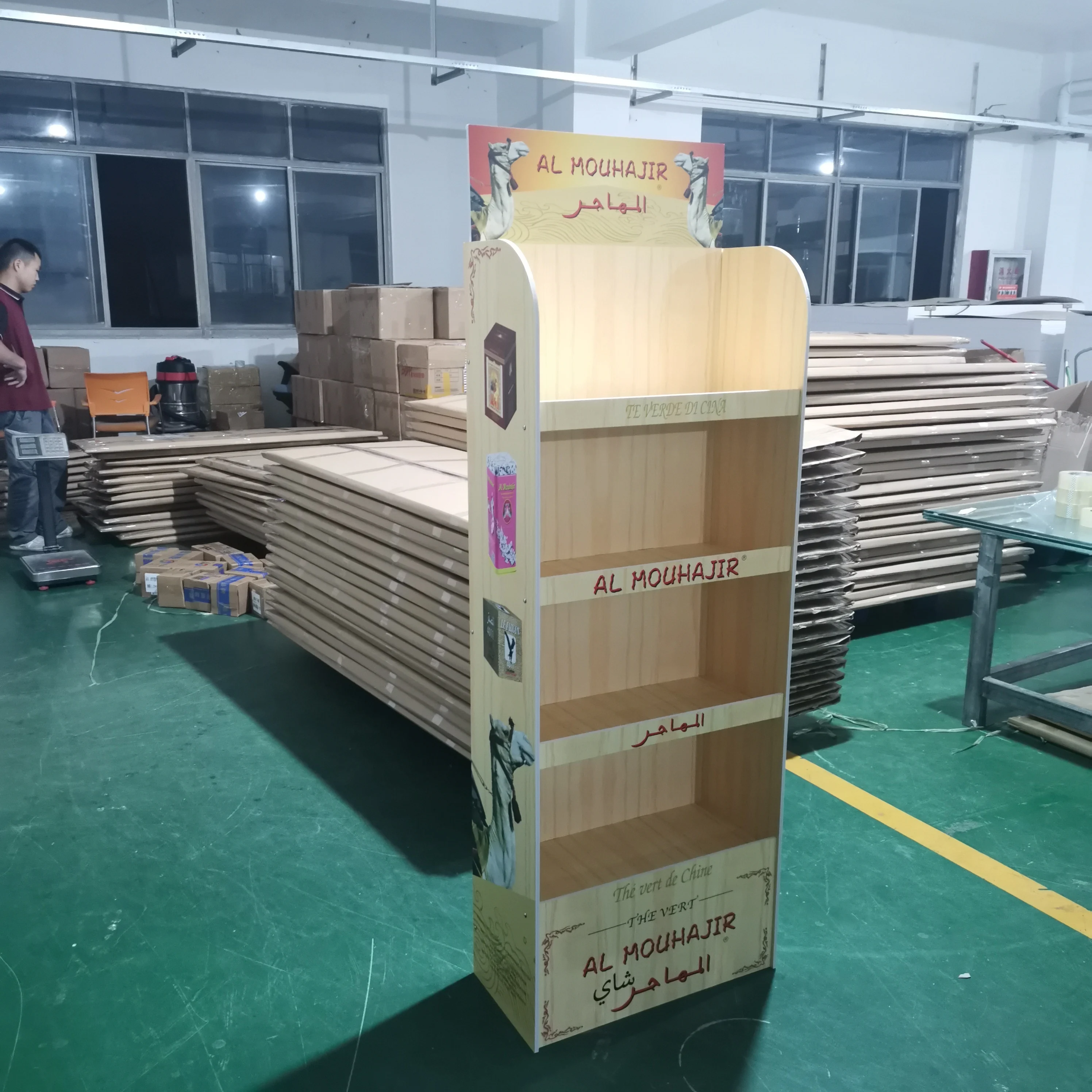 Customised Detachable Structure PVC Foam Board Display Stand POP Shelves Customized Size