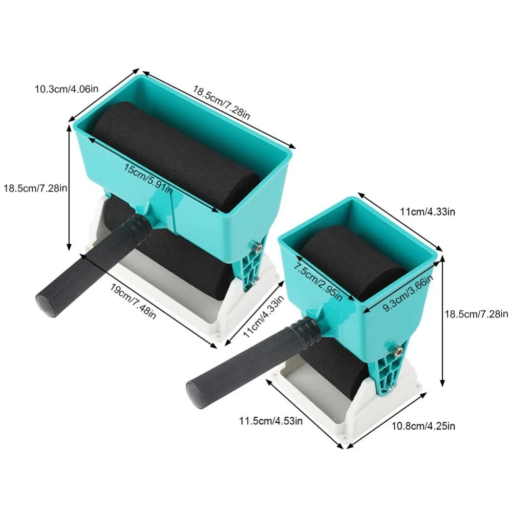 Glue Applicator 180mL/320mL Portable Handheld Applicator Roller Manual Gluer Tool for Woodworking Painting Tool Buckets