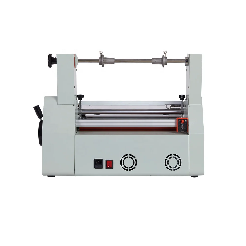 Best choice Pingda factory PDFM360 360mm a3 a4  Automatic Cold & Hot Roll laminating machine Laminator with speed adjustable