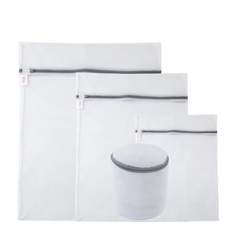 
High Quality Honeycomb Fabric Foldable Polyester Mesh Laundry Wash Bag For Laundry 