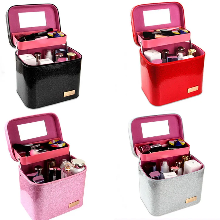 
Women Candy Professional Portable PU Makeup & Cosmetic Case For Storage & Travel 