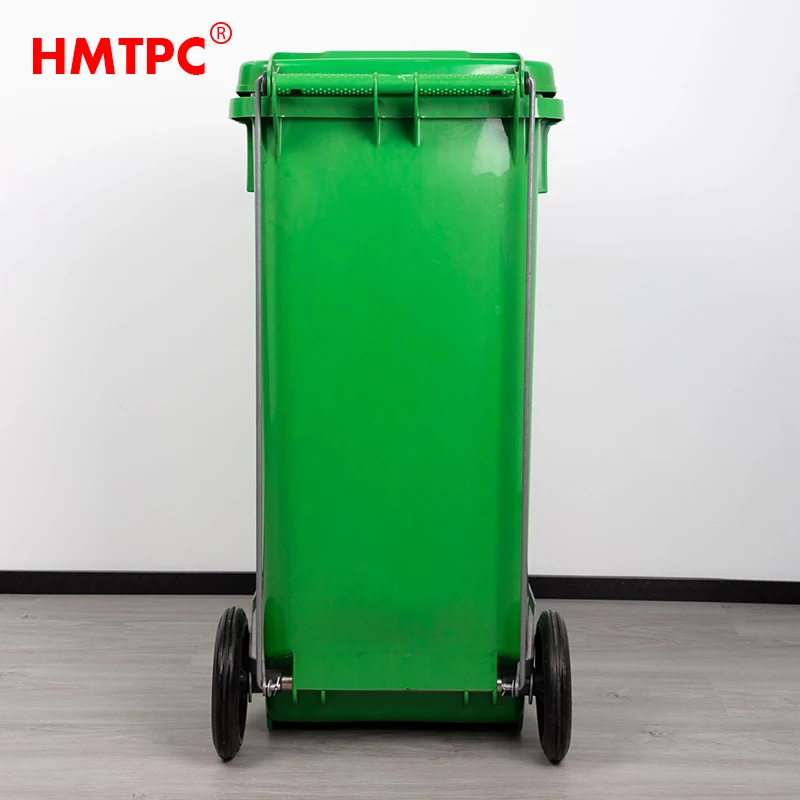 120L High Quality HDPE Outdoor With Big Pedal Easy to Install Bulk Packed Storage Plastic Garbage Container Bin Waste Bin