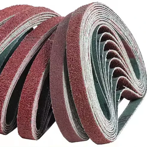 Sand Belt Ceramic Abrasive Sanding Belt For polishing ss,carbide steel,cobalt and nickel alloys