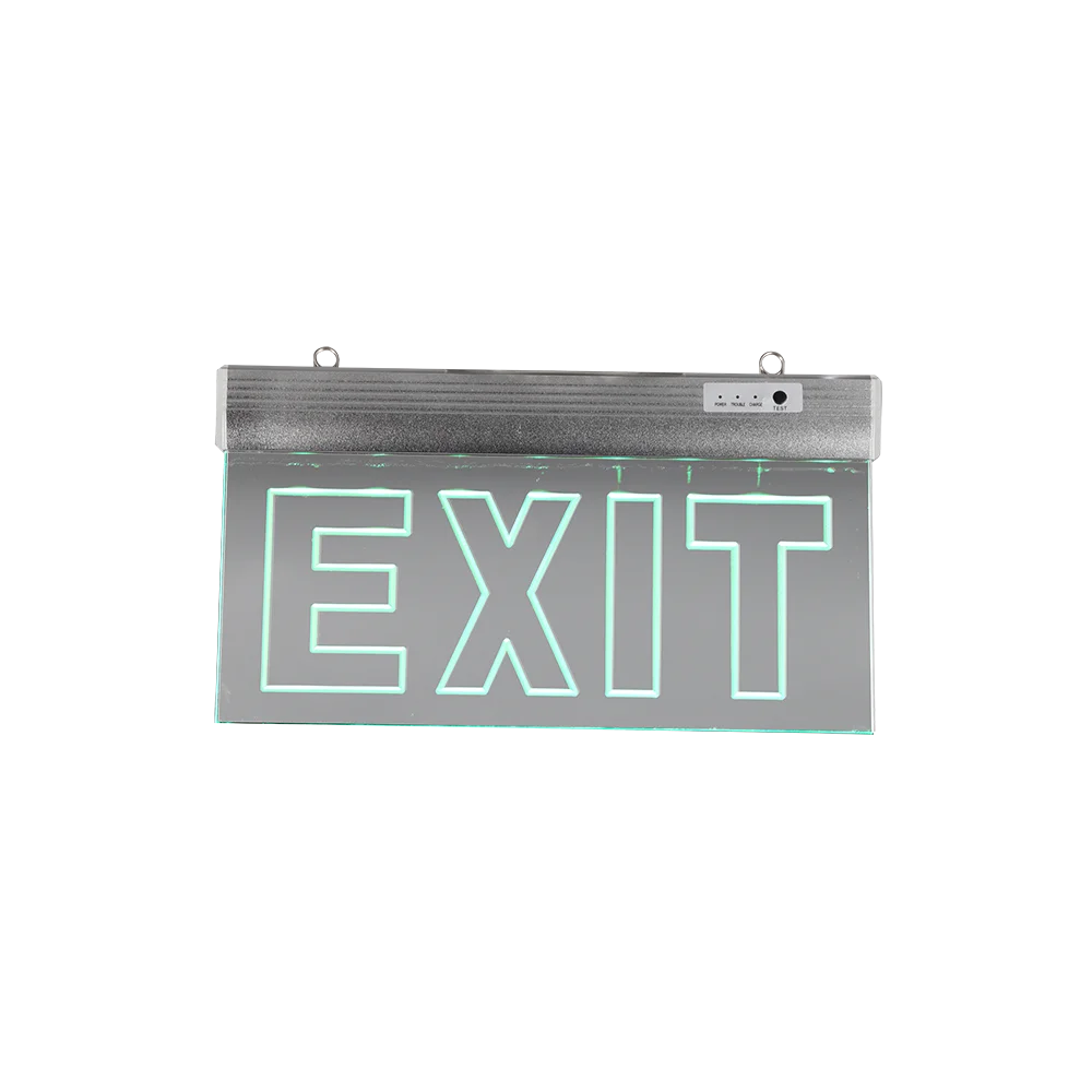 AC110V 220V Professional Rechargeable Led Warning Safety EXIT Sign Light Emergency EXIT Lights