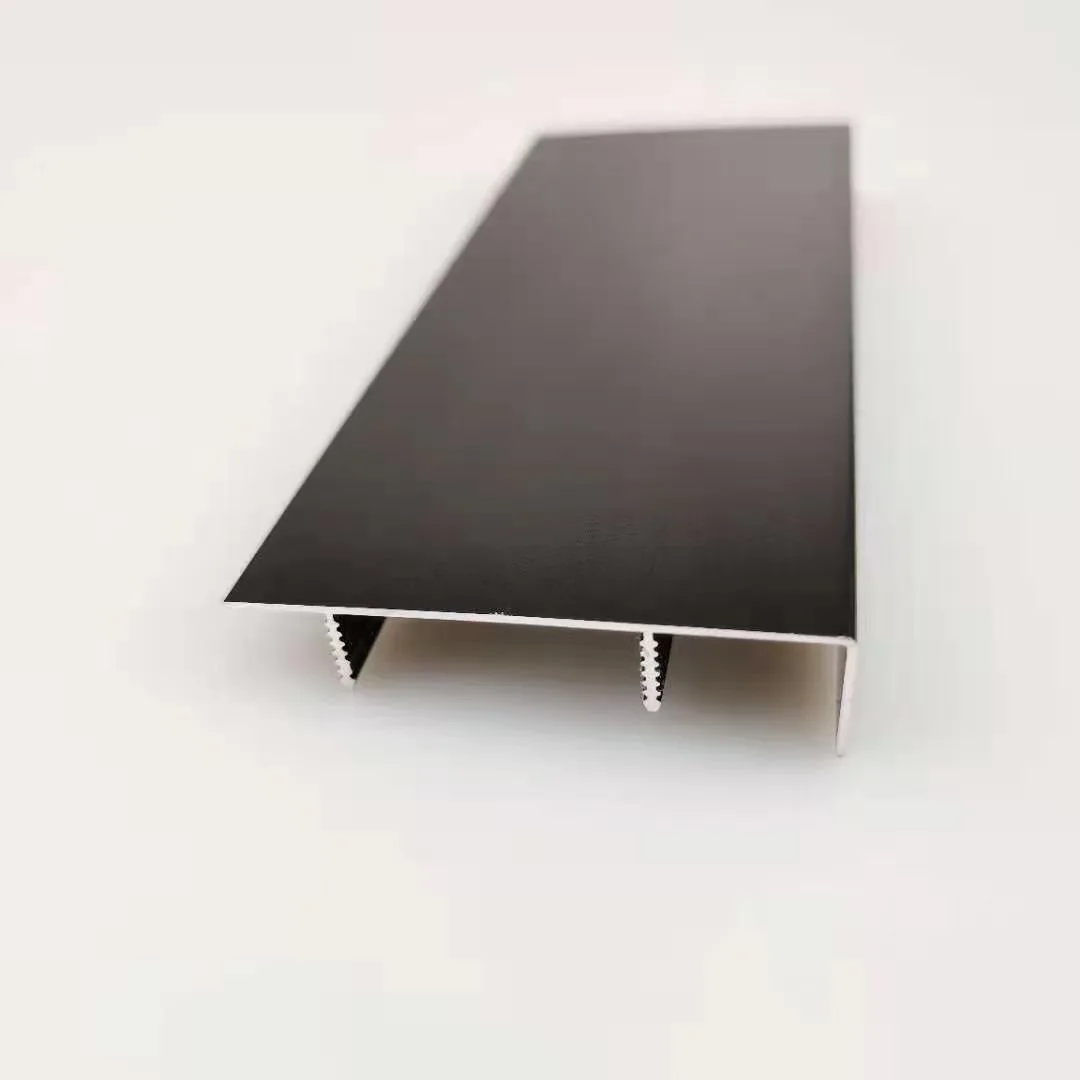 Aluminum Alloy Skirting Line U-Shaped Groove Background Wall Decoration Strip Skirting Line Embedded Edge Strip Very Narrow Line