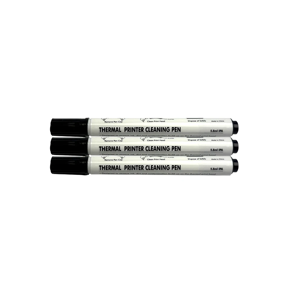 Contains 99.9% Isopropyl Alcohol IPA Cleaning Pens for Inkjet Thermal Printer Head Cleaning