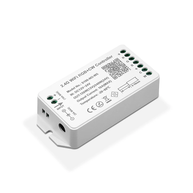 Прямая продажа технология управления PWM универсальный 433 м RF 2 4 г WIFI RGB CW TUYA светодиодный контроллер