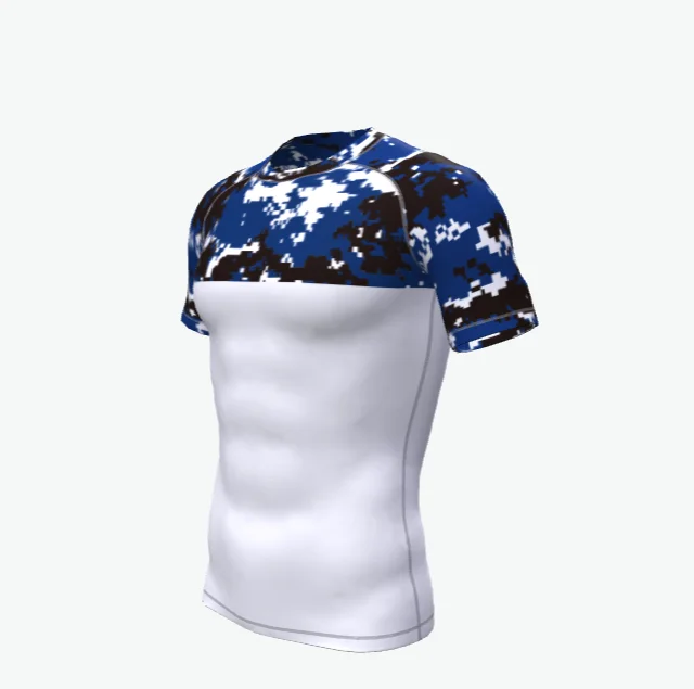 High Quality Wholesale OEM Custom Logo UPF 50 Sublimation Printed Mma Bjj Surf Long Sleeve Rash Guard